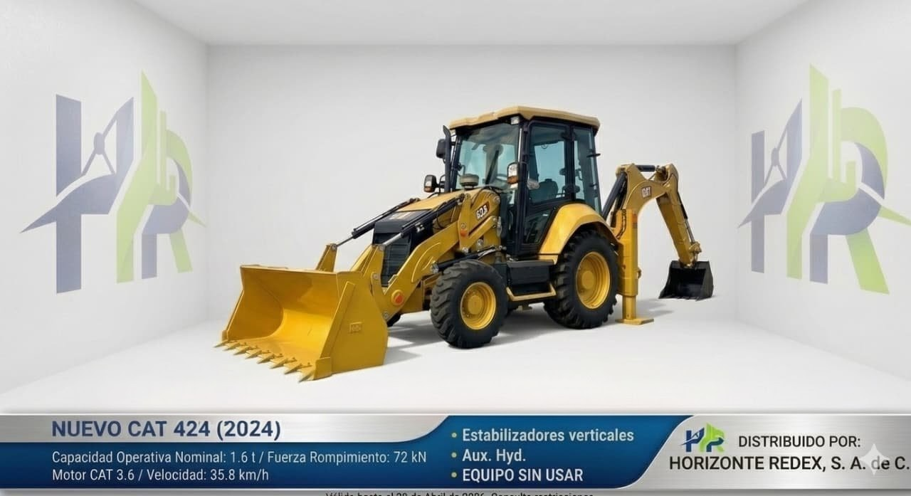 Retroexcavadora CAT 424